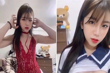 Bướm được tụt áo bởi một cô gái sexy