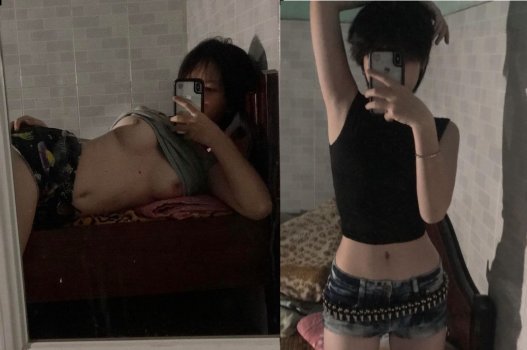 Cô gái tóc ngắn xinh đẹp khoe thân hình gợi cảm