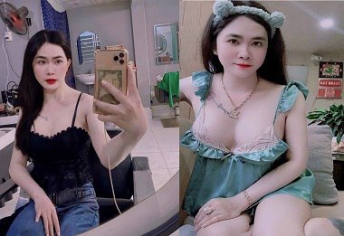 Trên giường, Thanh Vy đã show off một bức ảnh sexy với người yêu